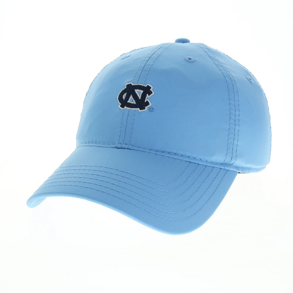 UNC Dry Fit Hat in Carolina Blue with Mini NC Interlock