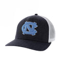 Navy UNC Mid-Pro Snapback Trucker Hat MPS