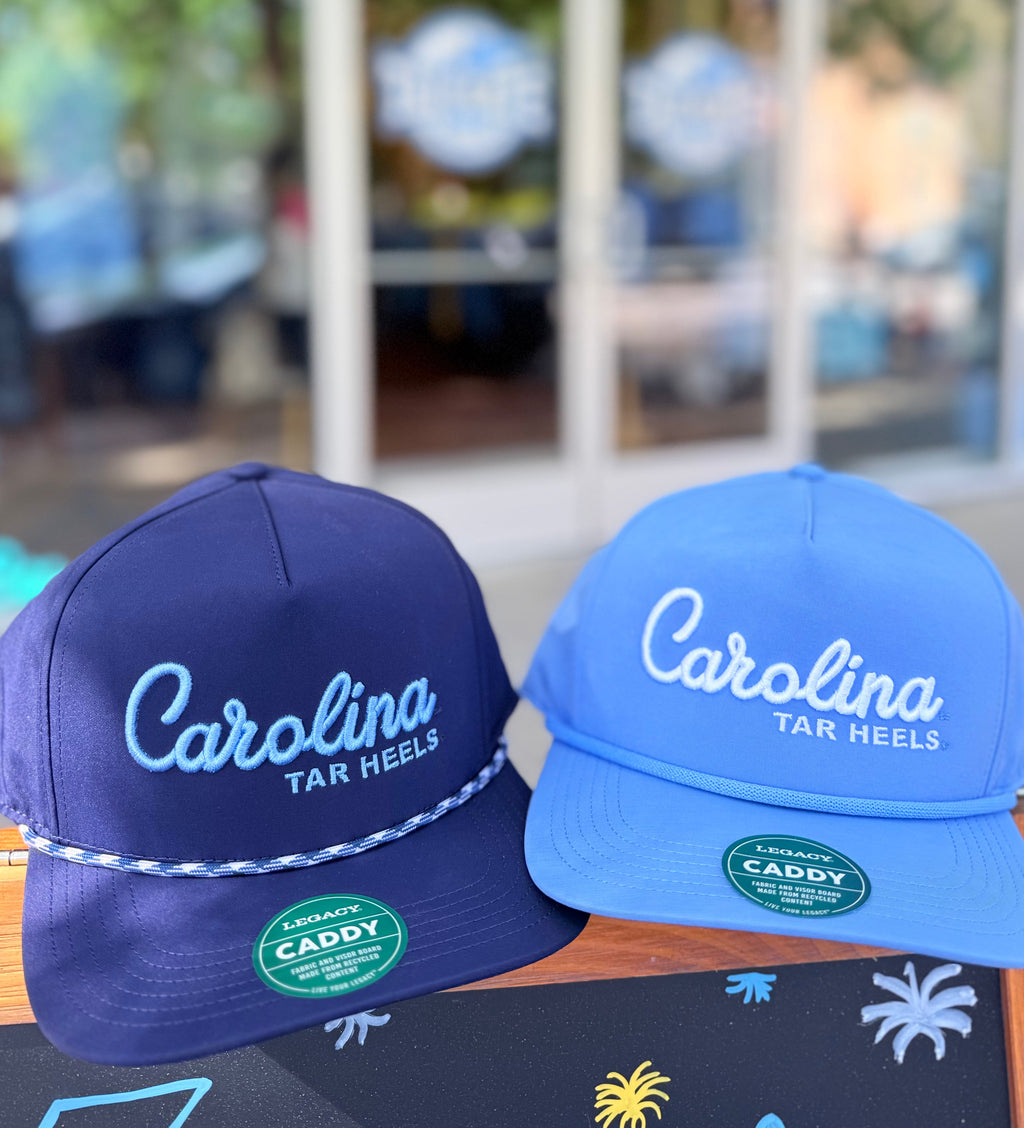 North Carolina Tar Heels Caddy Navy Hat with Adjustable Back